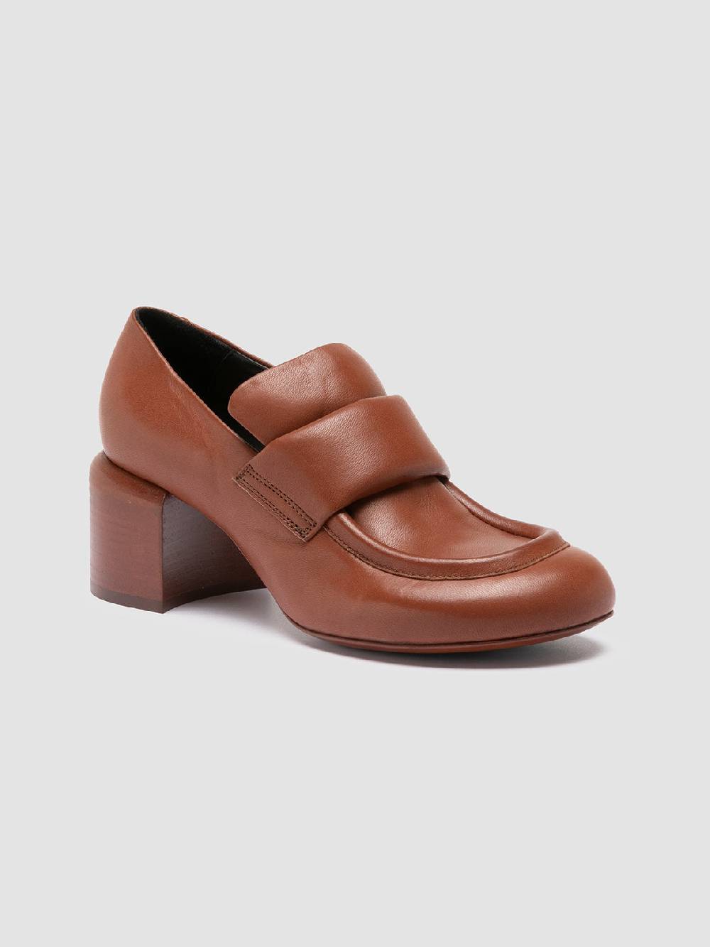 Officine Creative ETHEL 001 Mocassini Penny in Pelle Marrone Consegna Veloce