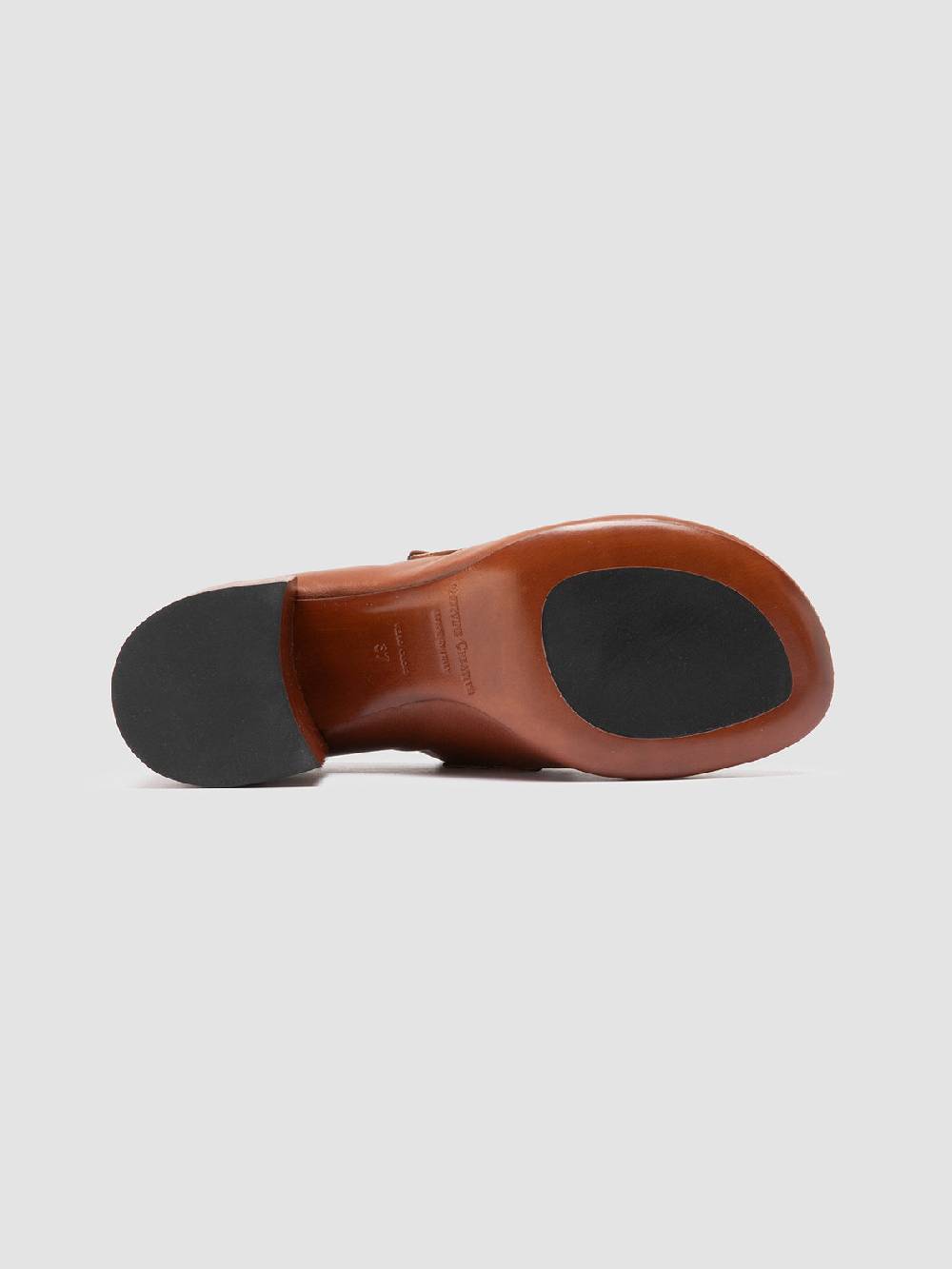 Officine Creative ETHEL 001 Mocassini Penny in Pelle Marrone Consegna Veloce
