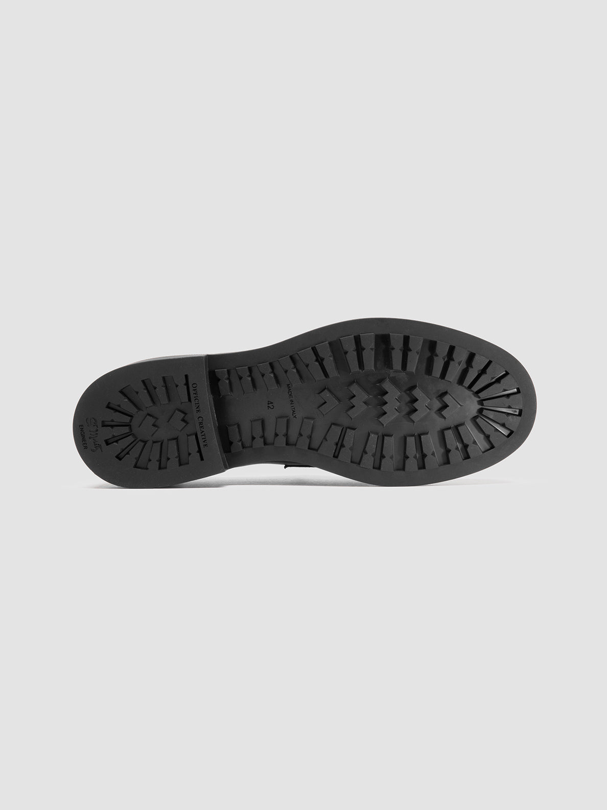 Officine Creative ENGINEER 002 Derby in Pelle Nera Nuovo