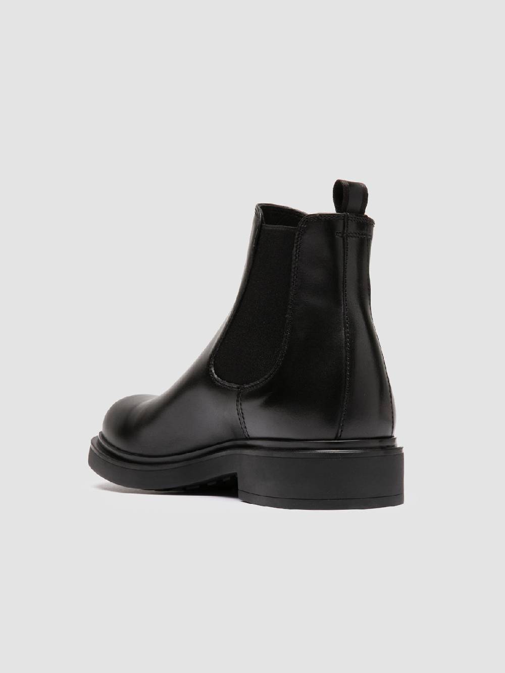 Officine Creative ENGINEER 006 Stivaletti Chelsea in Pelle Nera Promozione