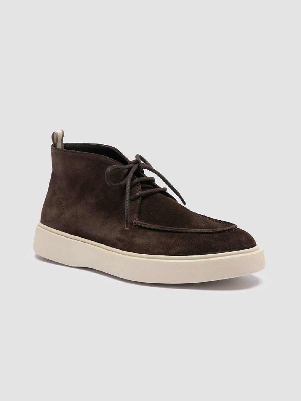 Officine Creative FRAME 002 Stivali Chukka in Pelle Scamosciata Grigia Soddisfazione Garantita