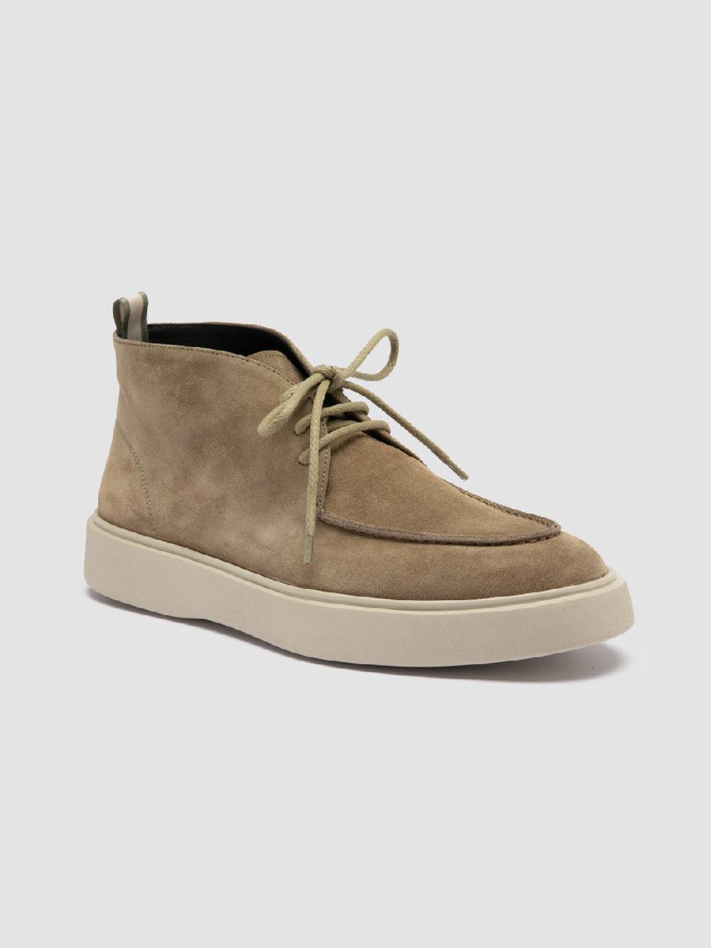 Officine Creative FRAME 002 Stivali Chukka in Pelle Scamosciata Tortora Qualità Garantita