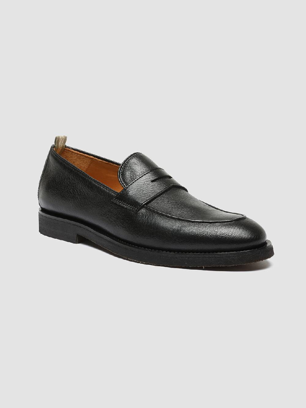 Officine Creative OPERA FLEXI 101 Mocassini Penny in Pelle Nera Consegna Veloce