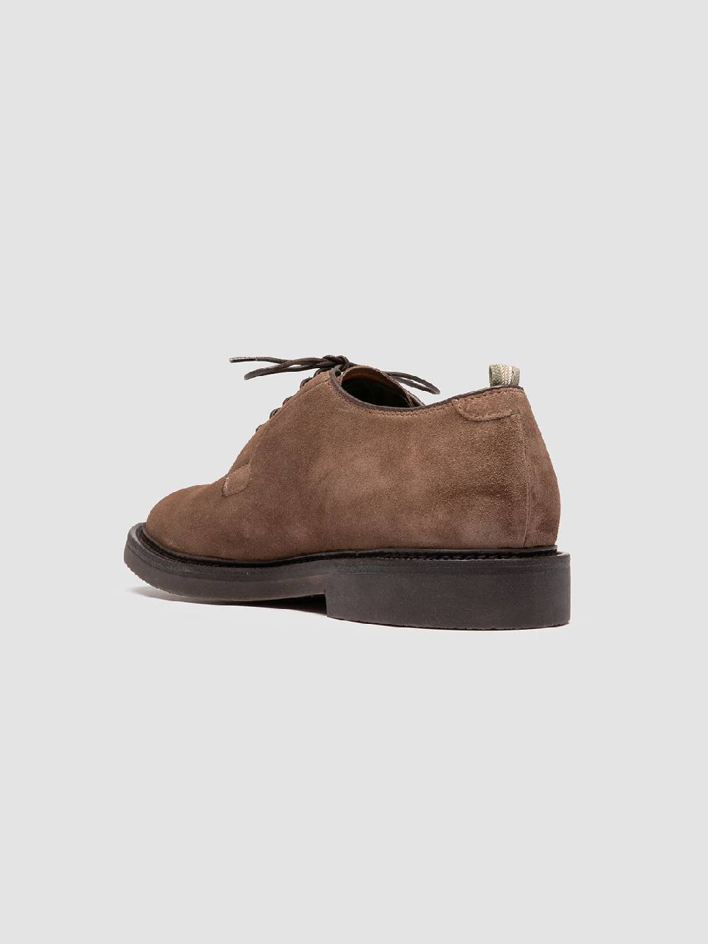Officine Creative HOPKINS FLEXI 201 Derby in Pelle Scamosciata Tortora Prezzo Ridotto