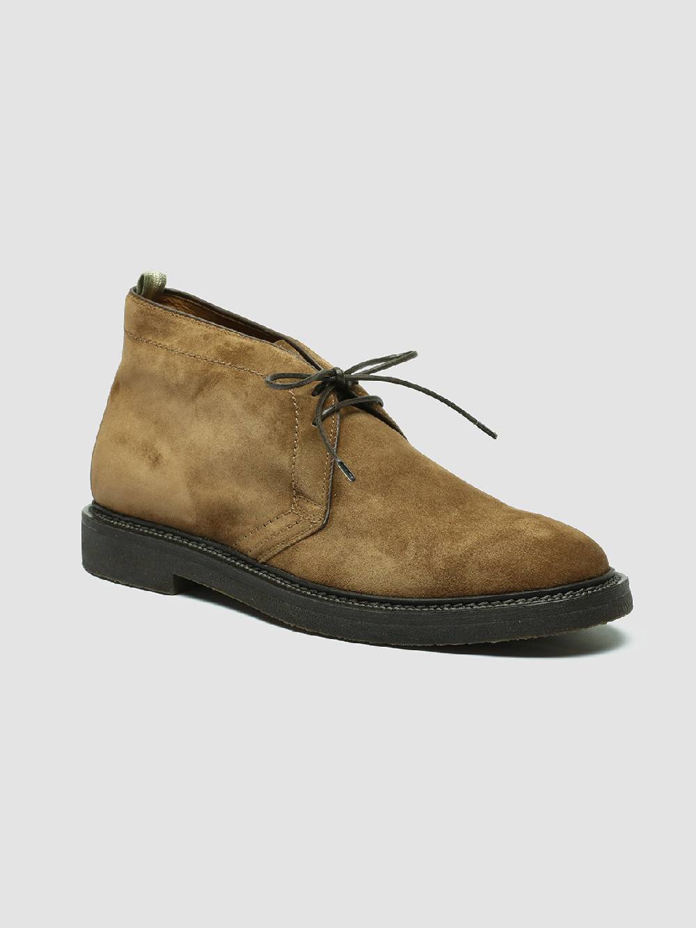 Officine Creative HOPKINS FLEXI 202 Stivali Chukka in Camoscio Marrone Sottocosto