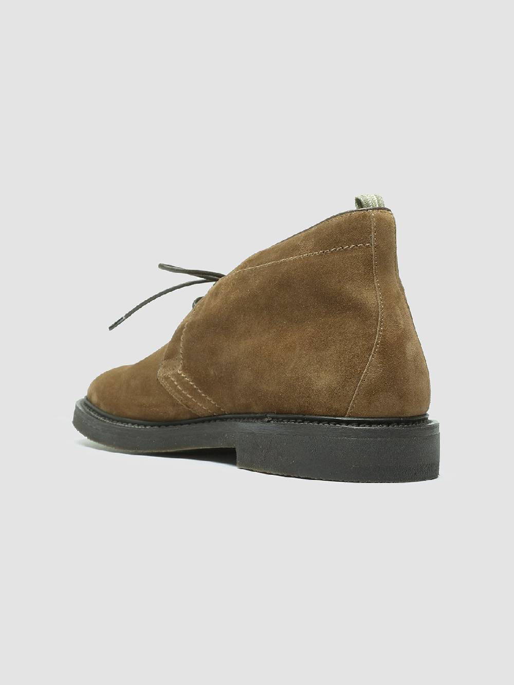 Officine Creative HOPKINS FLEXI 202 Stivali Chukka in Camoscio Marrone Sottocosto