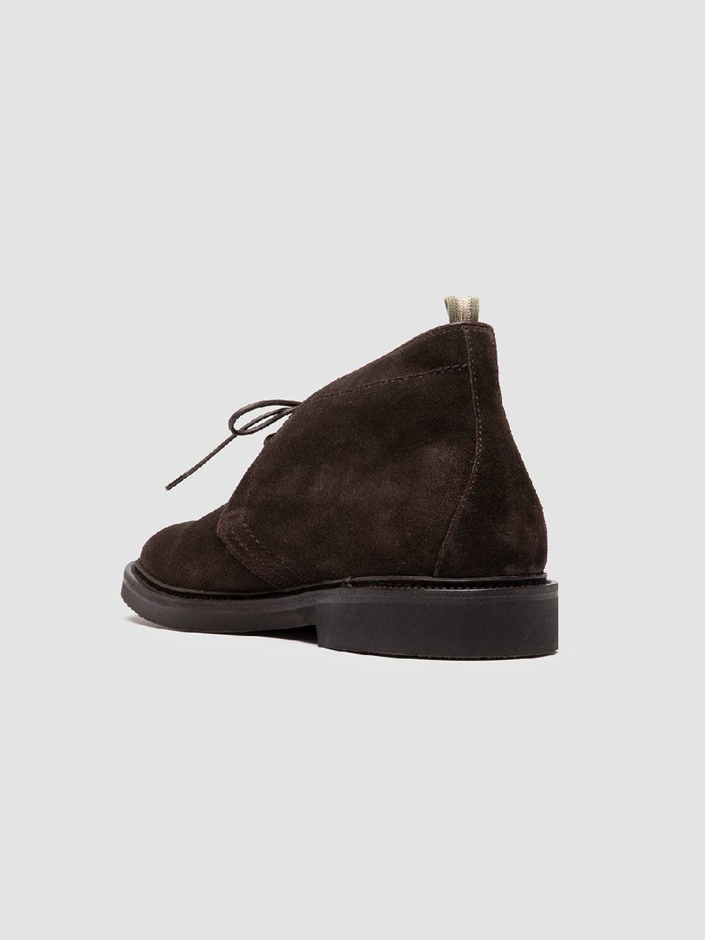 Officine Creative HOPKINS FLEXI 202 Stivali Chukka in Pelle Scamosciata Marrone Convenienza