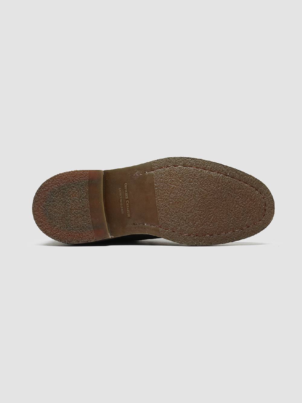 Officine Creative HOPKINS FLEXI 203 Stivaletti Stringati in Camoscio Marrone Presa