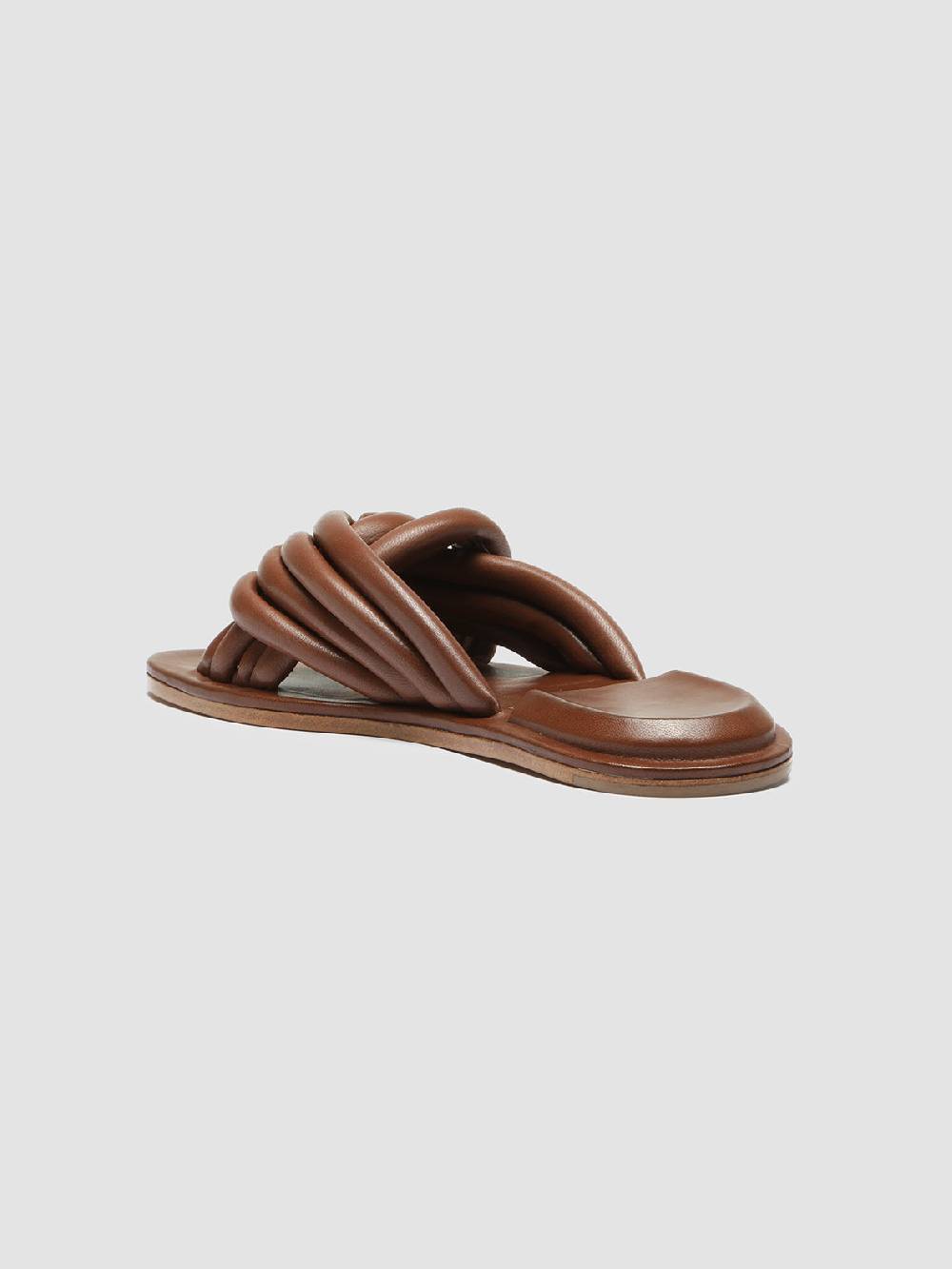 Officine Creative CYBILLE 004 Sandali in Pelle Marrone Offerta
