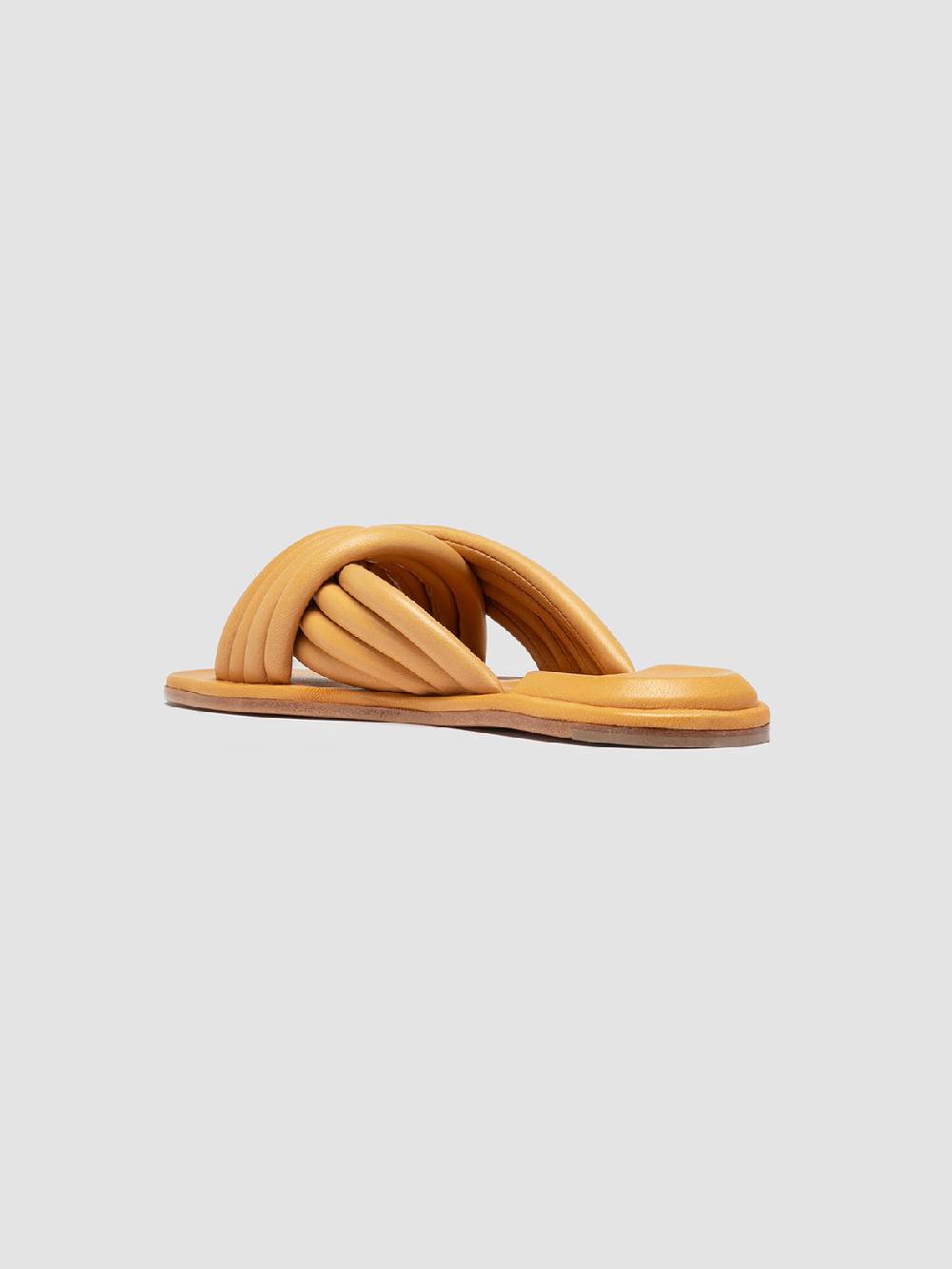 Officine Creative CYBILLE 004 Sandali in Pelle Gialla Outlet