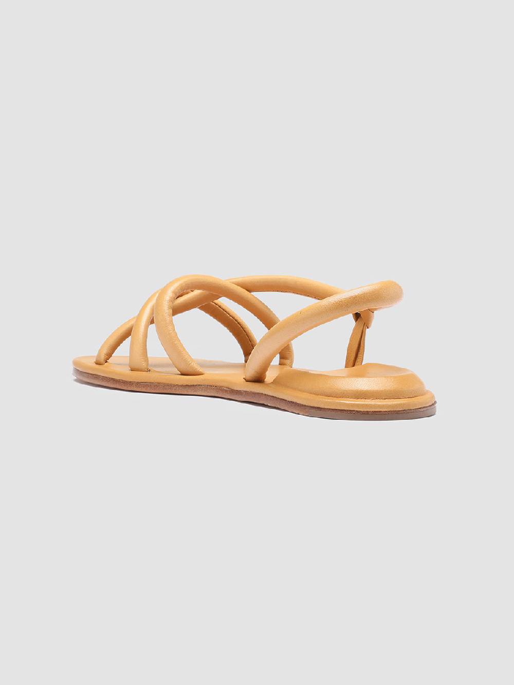Officine Creative CYBILLE 003 Sandali in Pelle gialla Vendita Economica