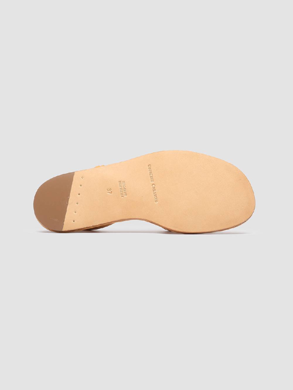 Officine Creative CYBILLE 003 Sandali in Pelle gialla Vendita Economica