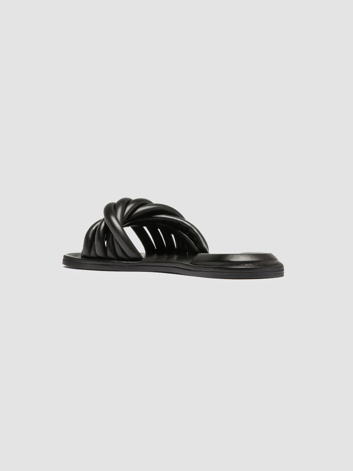 Officine Creative CYBILLE 006 Sandali in Pelle Nera Saldi Di Fabbrica