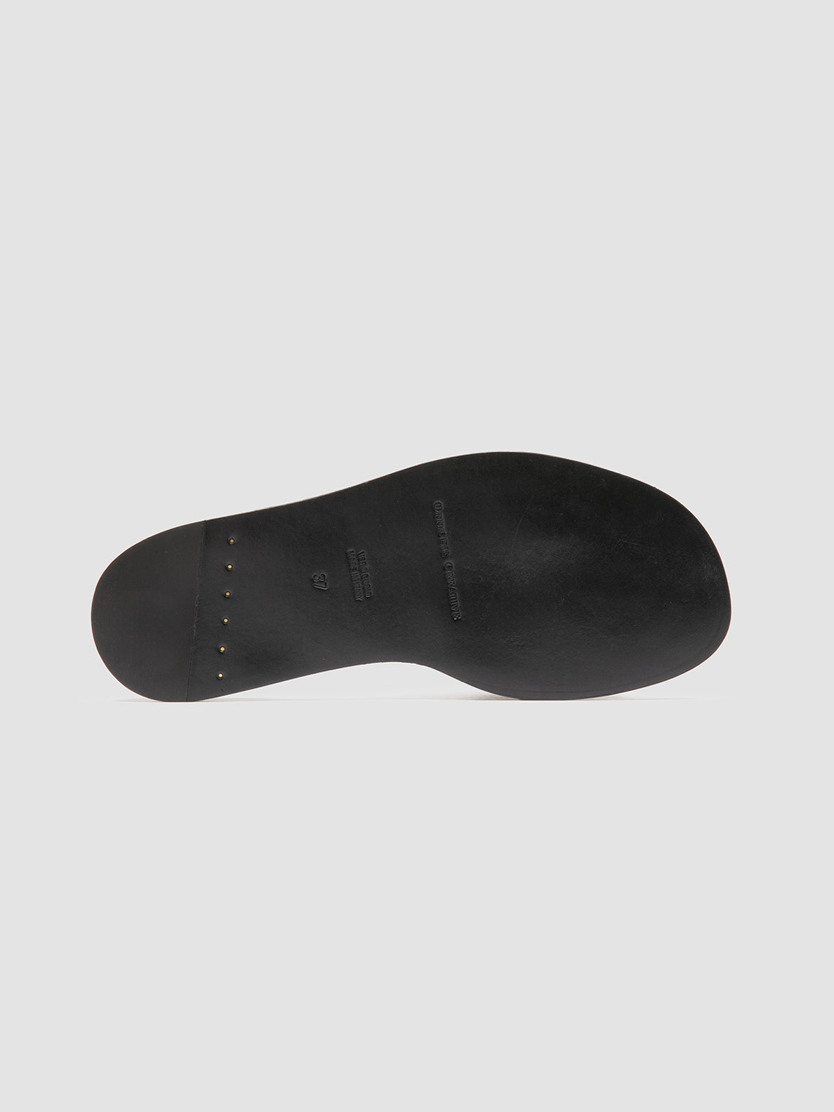 Officine Creative CYBILLE 006 Sandali in Pelle Nera Saldi Di Fabbrica
