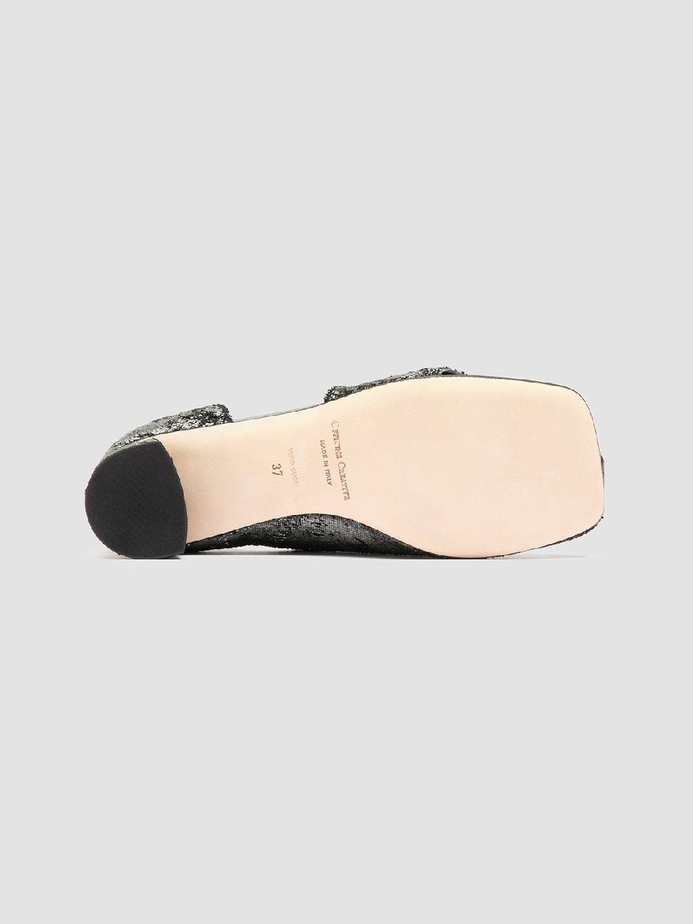 Officine Creative TESSA 009 Silver Leather Mule Sandals I Più Venduti