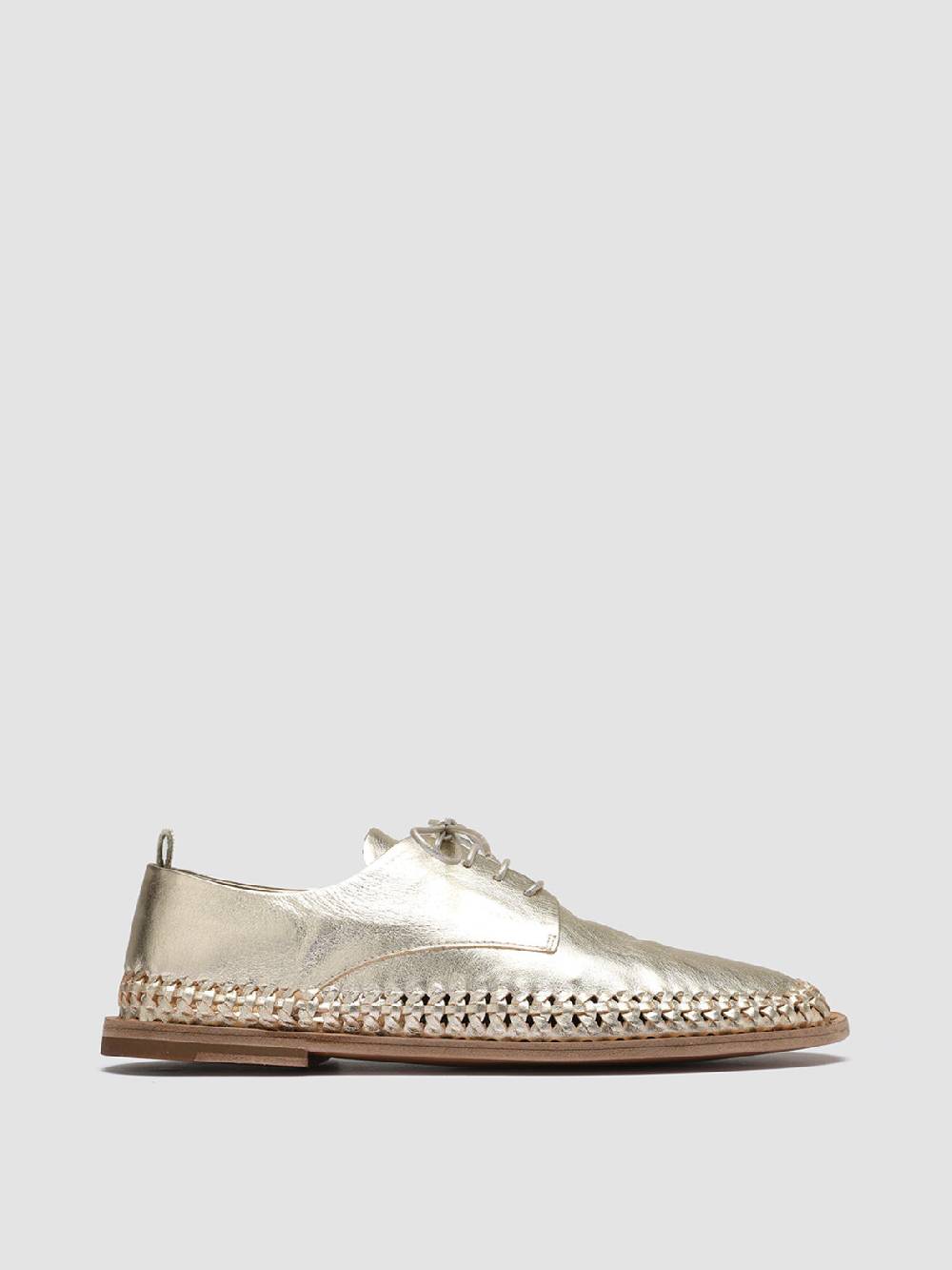 Officine Creative MABELLE 001 Derby in Pelle Argento