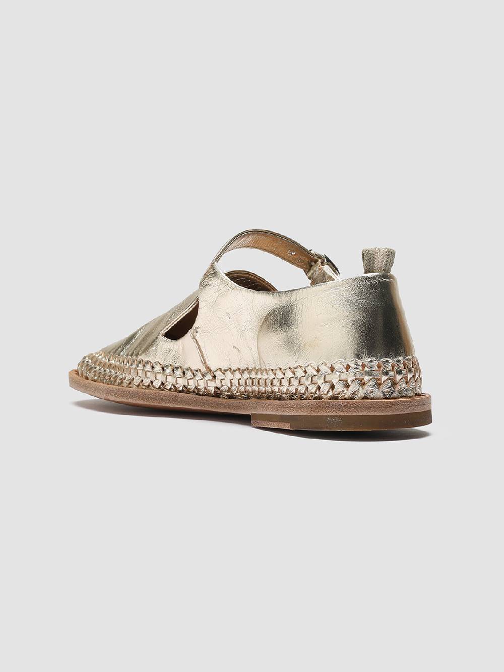 Officine Creative MABELLE 003 Mary Jane in Pelle Tortora Moda