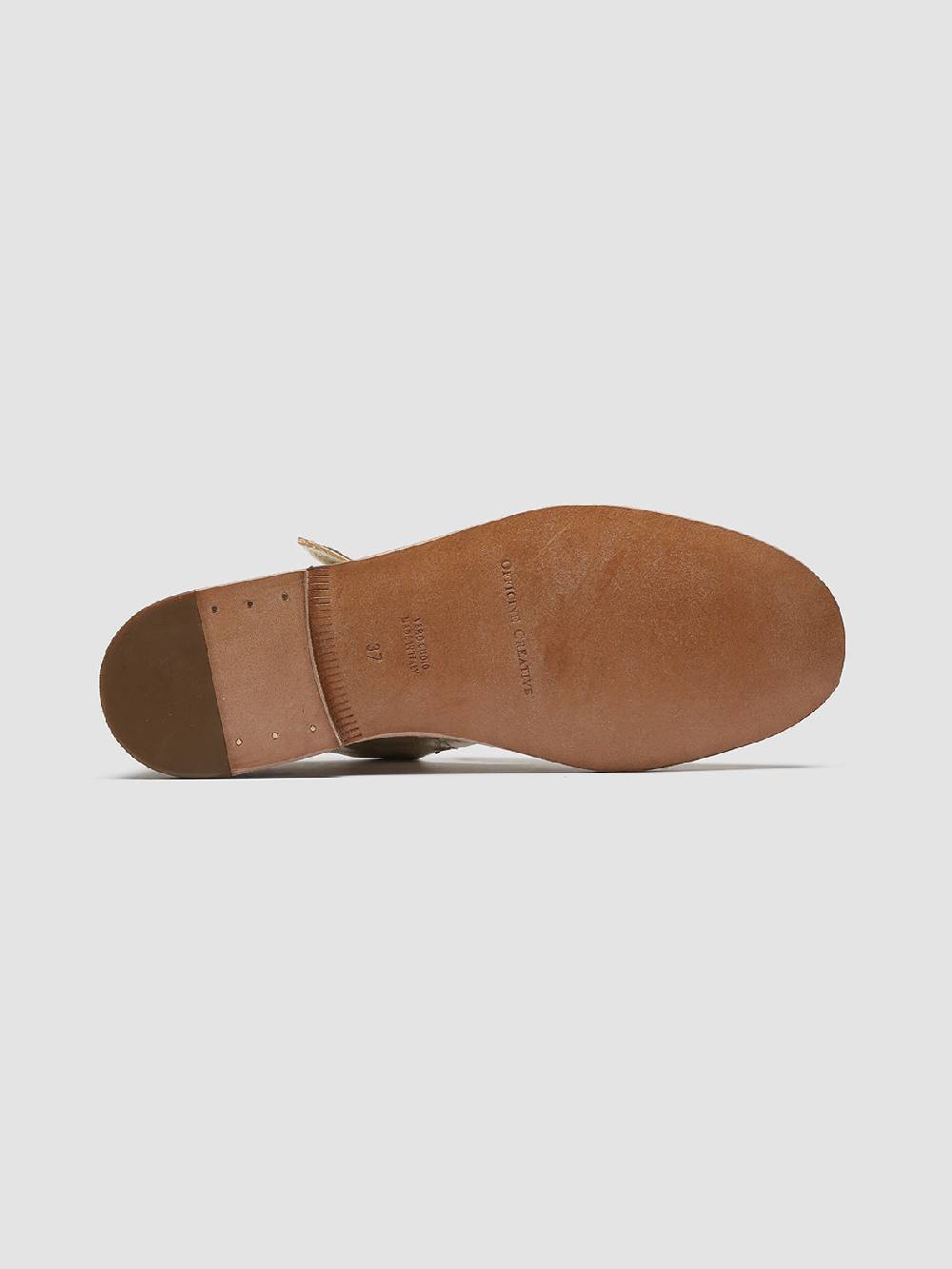 Officine Creative MABELLE 003 Mary Jane in Pelle Tortora Moda