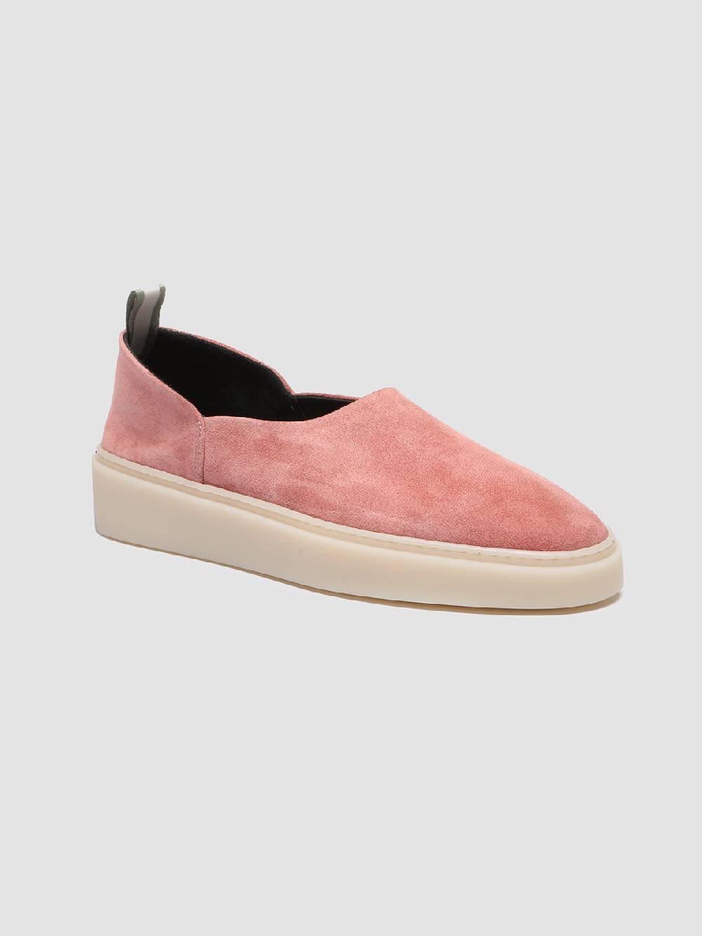 Officine Creative MUSKRAT 101 Sneaker in Pelle Scamosciata Rosa Italia