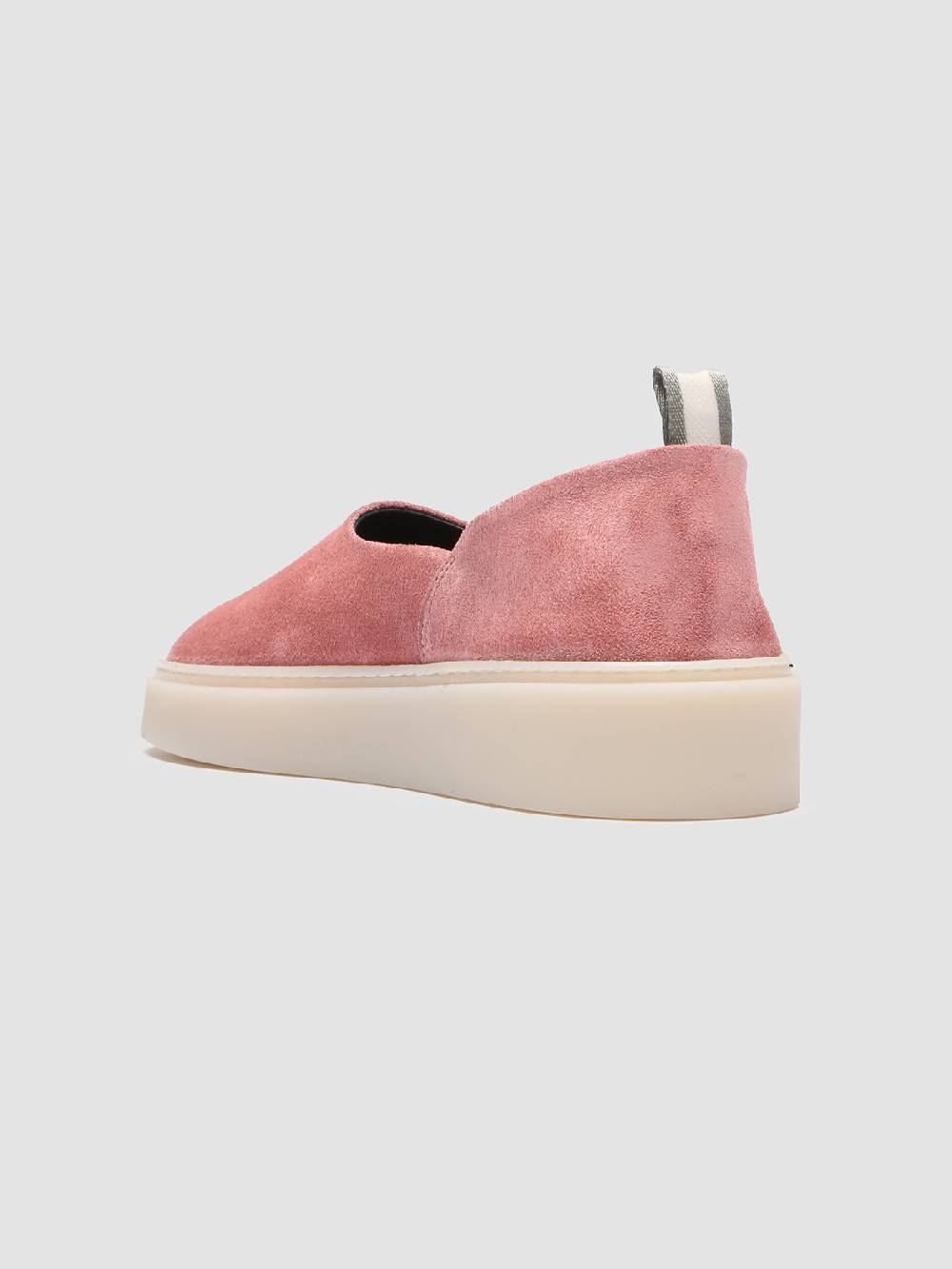 Officine Creative MUSKRAT 101 Sneaker in Pelle Scamosciata Rosa Italia