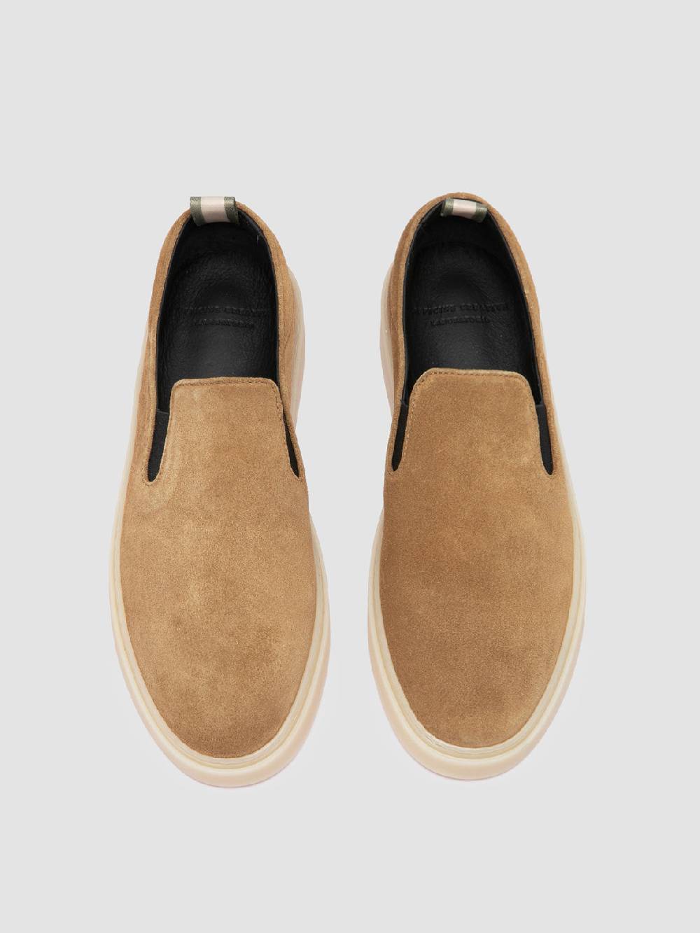 Officine Creative MUSKRAT 102 Sneaker Slip-On in Pelle Tortora 2025