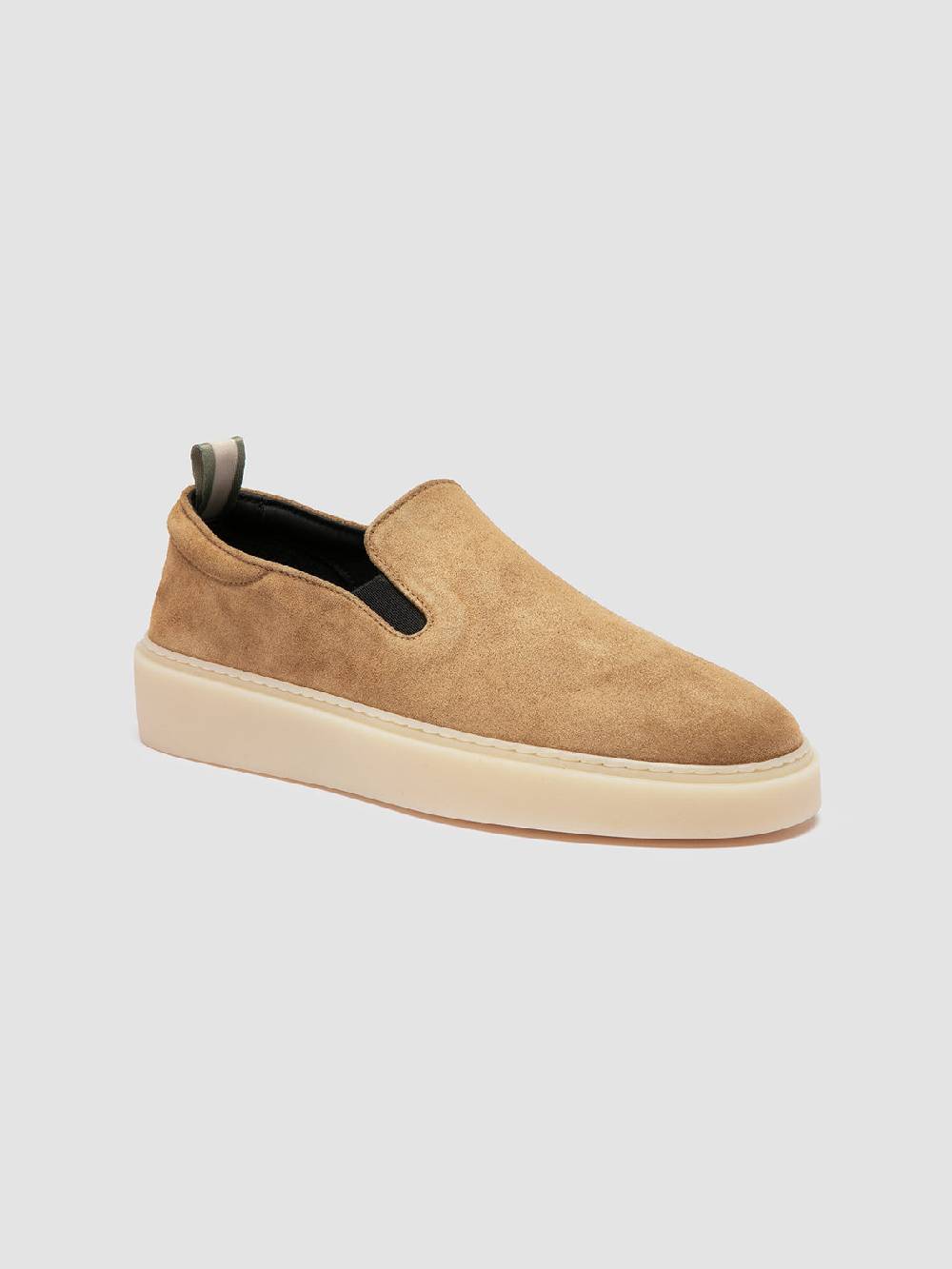Officine Creative MUSKRAT 102 Sneaker Slip-On in Pelle Tortora 2025