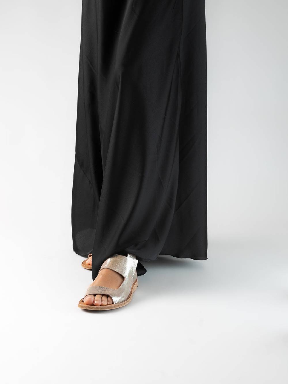 Officine Creative ITACA 039 Sandali in Pelle Nera In Linea