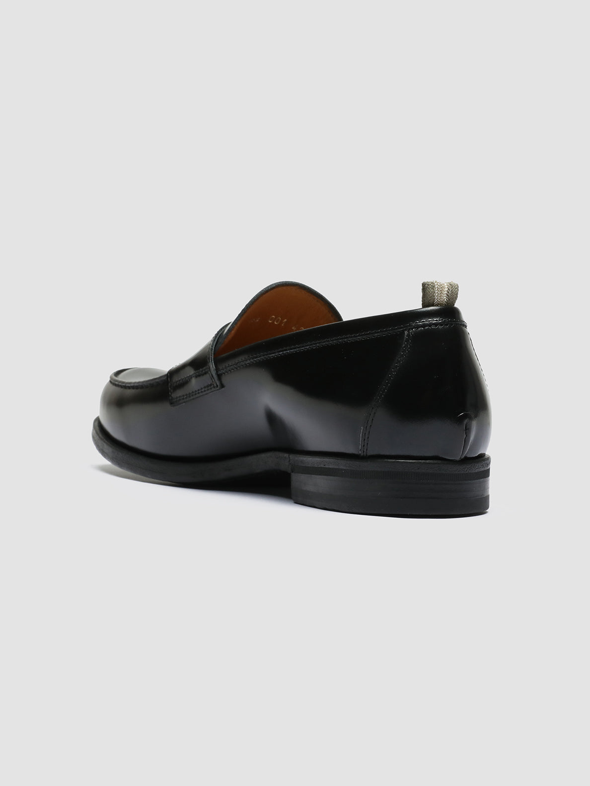 Officine Creative VINE 001 Mocassini in Pelle Nera Qualità
