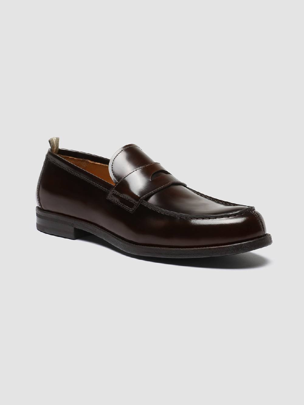 Officine Creative VINE 001 Mocassini in Pelle Marrone Vendita