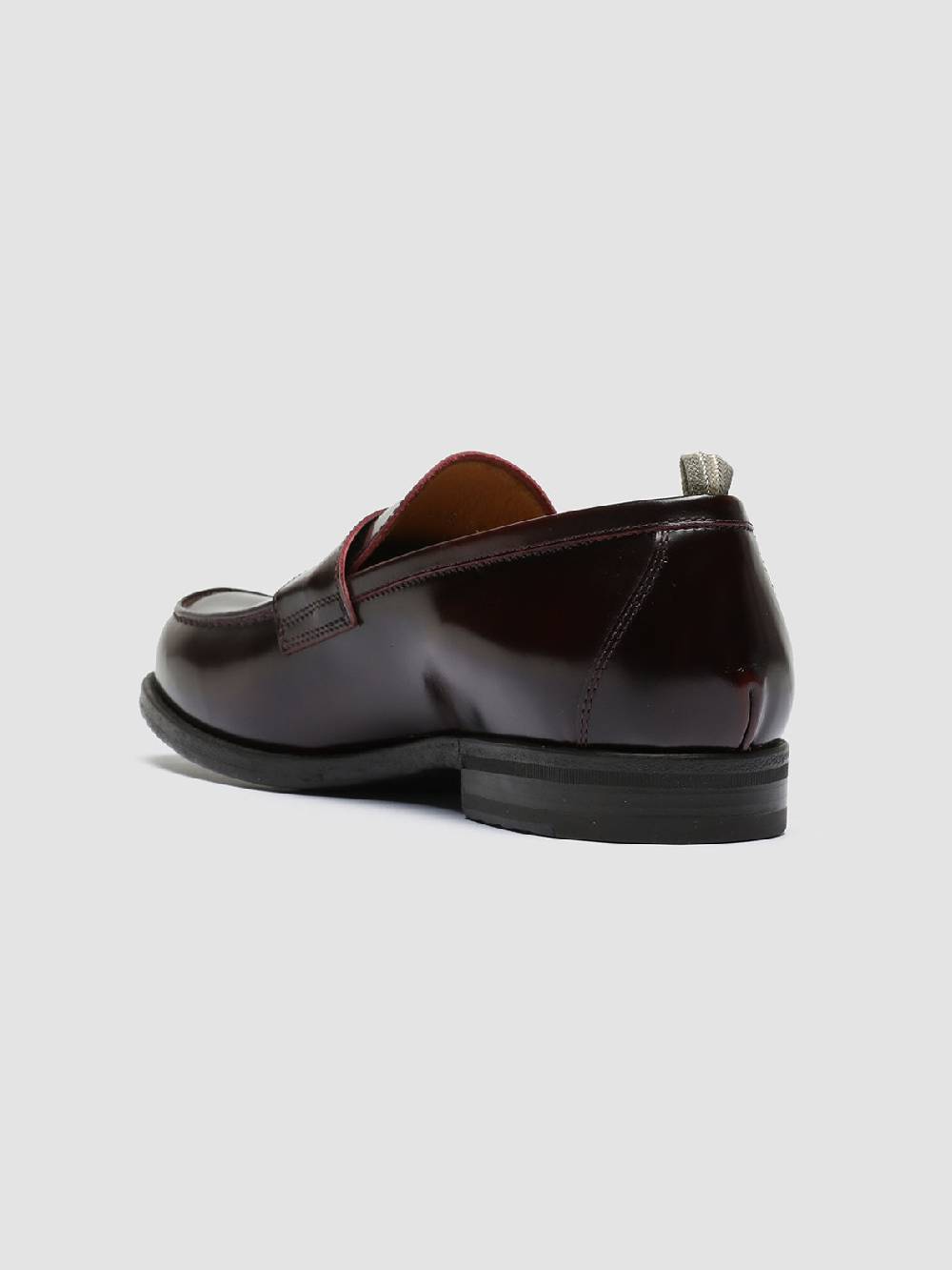 Officine Creative VINE 001 Mocassini in Pelle Bordeaux Promozione