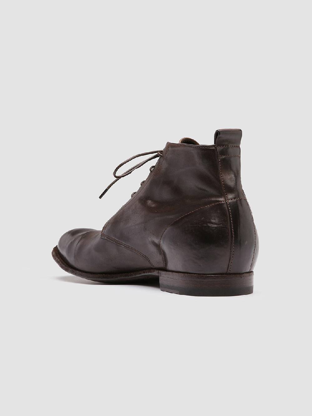 Officine Creative STEREO 004 Stivaletti in Pelle Marrone Online Outlet