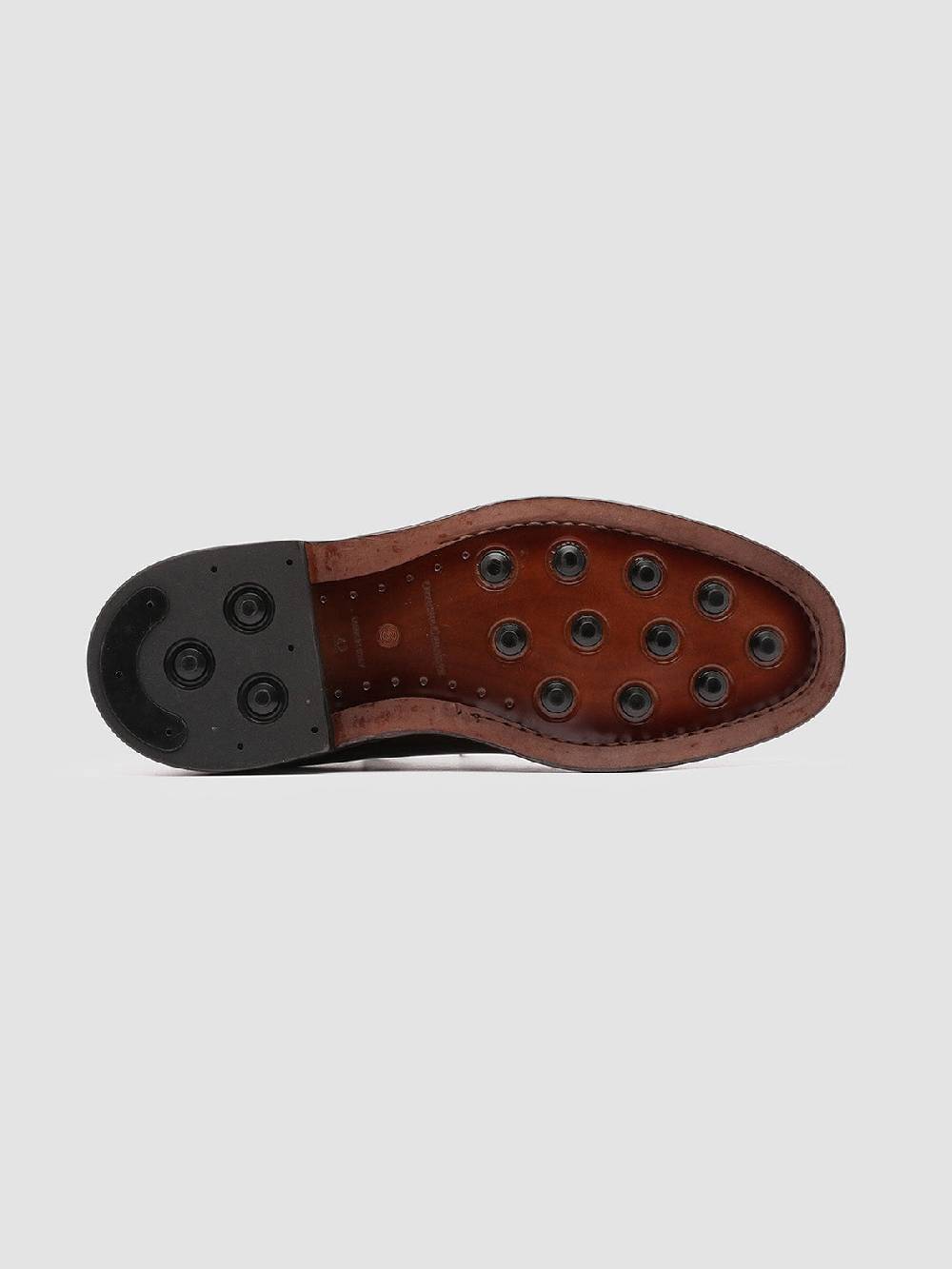 Officine Creative HOPKINS 003 Derby in Pelle Marrone Qualità Garantita