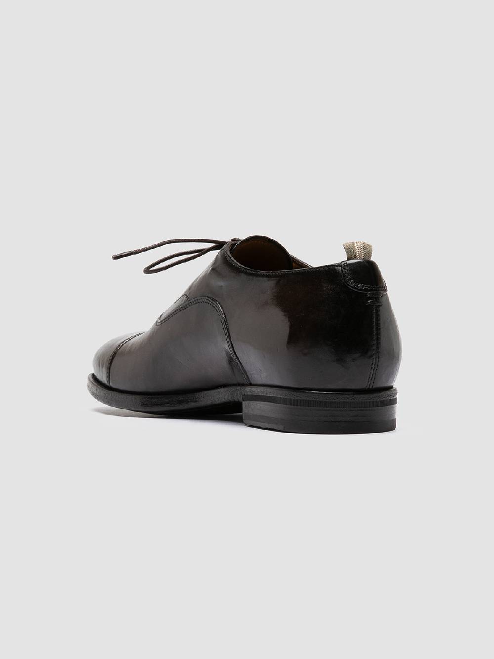Officine Creative VANDERBILT CAOU 011 Scarpe Oxford Marroni in Pelle Consegna Veloce