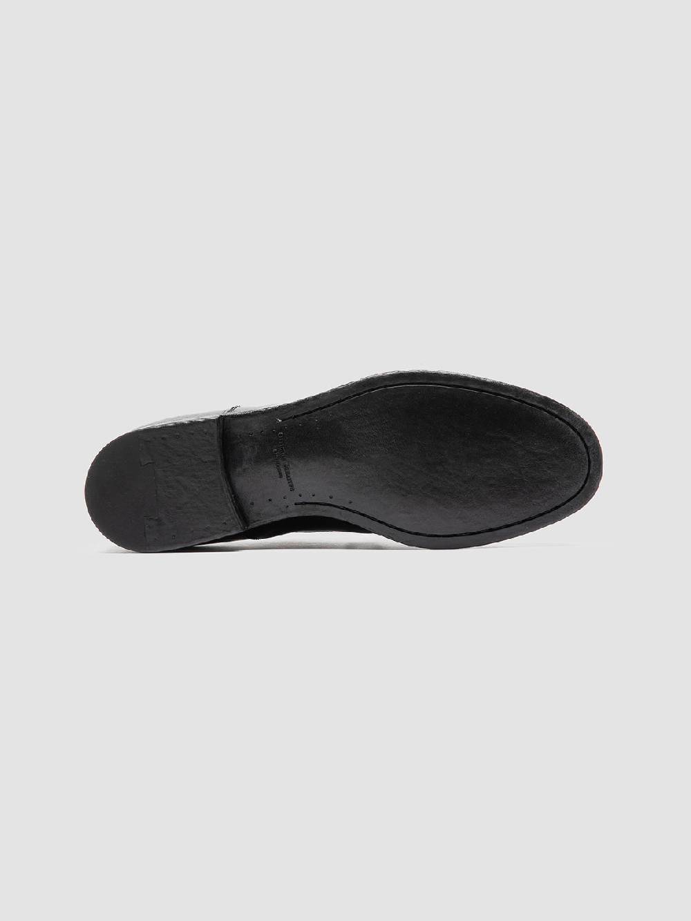 Officine Creative VANDERBILT CAOU 012 Stivali Neri in Pelle Promozione Limitata