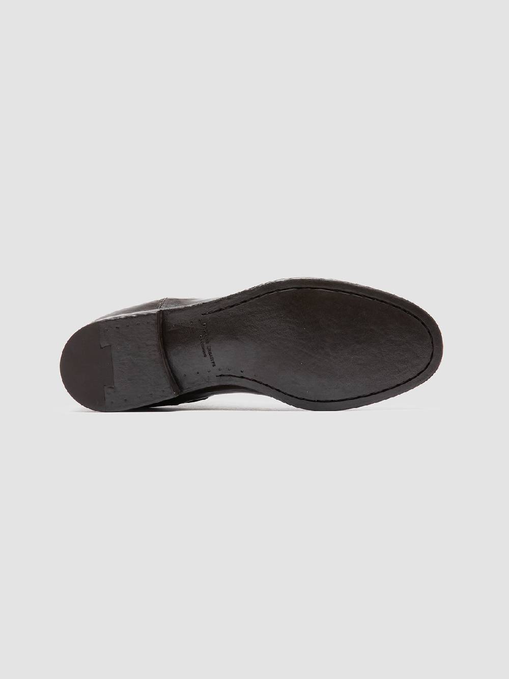 Officine Creative VANDERBILT CAOU 012 Stivali Marrone Scuro in Pelle Liquidazione