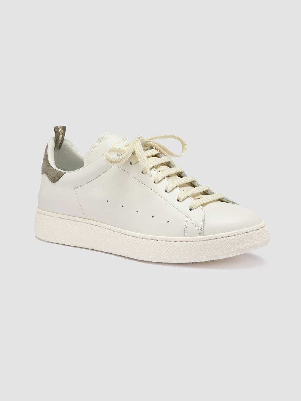 Officine Creative MOWER 002 Sneakers Basse in Pelle e Camoscio Bianca Prezzo Ridotto