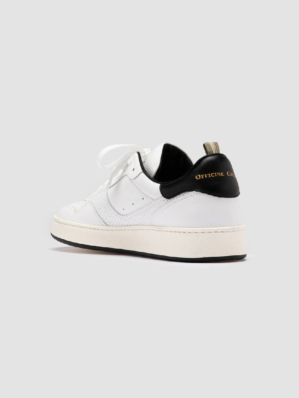 Officine Creative MOWER 016 Sneakers Basse in Pelle Bianca Offerta