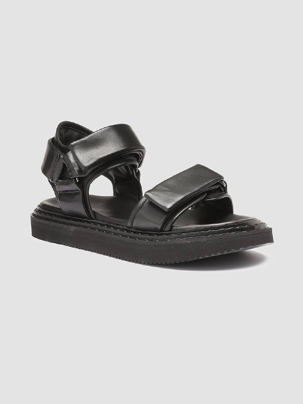 Officine Creative IOS 002 Sandali in Pelle Nera Hotsell