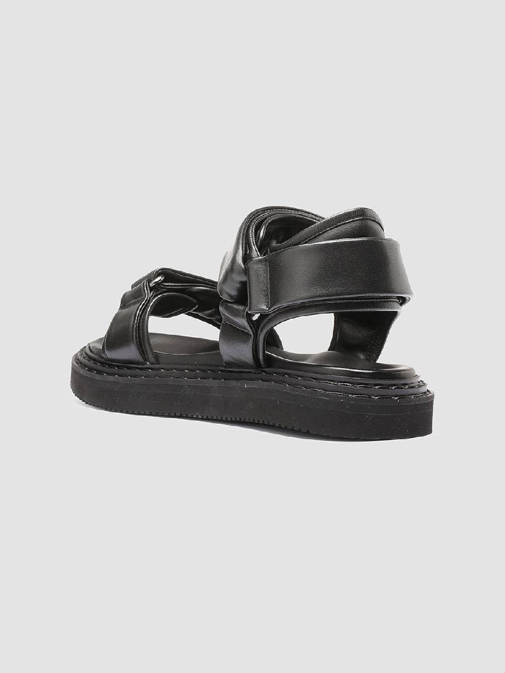 Officine Creative IOS 002 Sandali in Pelle Nera Hotsell