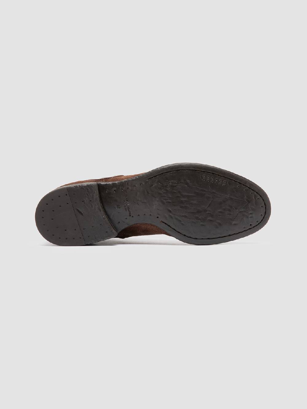 Officine Creative CETON 647 Stivaletti Chelsea in Pelle Scamosciata Marrone Vendita Economica