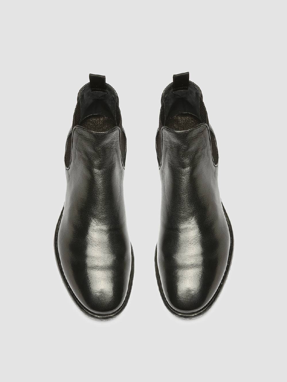 Officine Creative CETON 647 Stivaletti Chelsea in Pelle Nera I Più Venduti