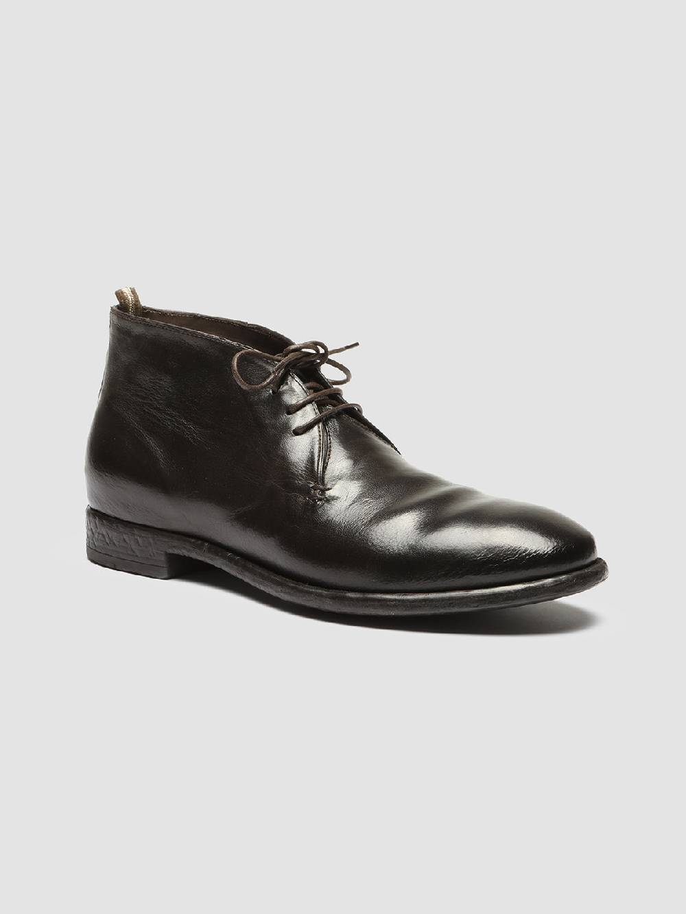 Officine Creative CETON 685 Stivali Chukka in Pelle Marrone Negozio