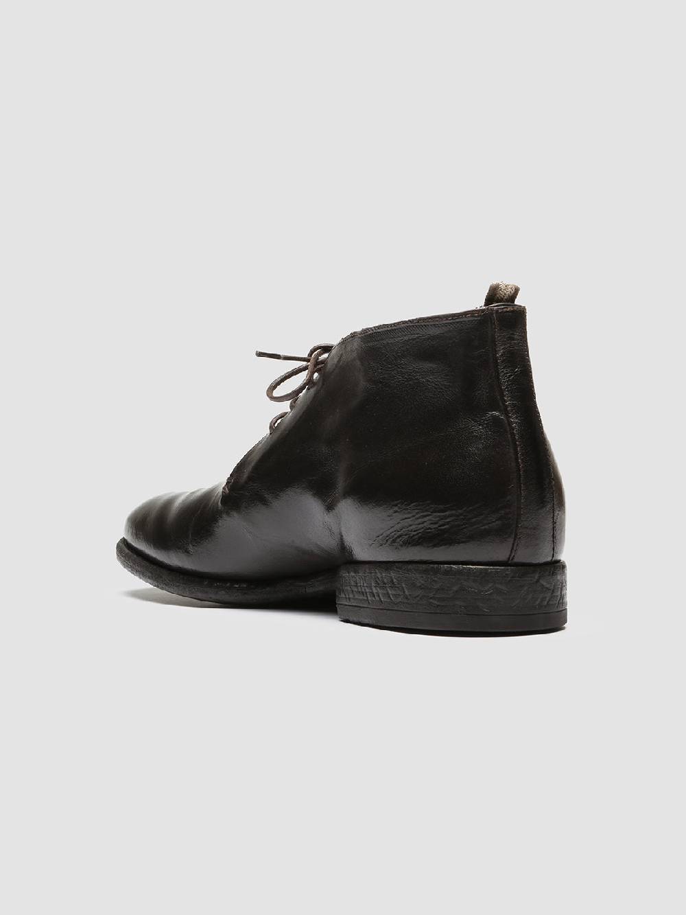 Officine Creative CETON 685 Stivali Chukka in Pelle Marrone Negozio