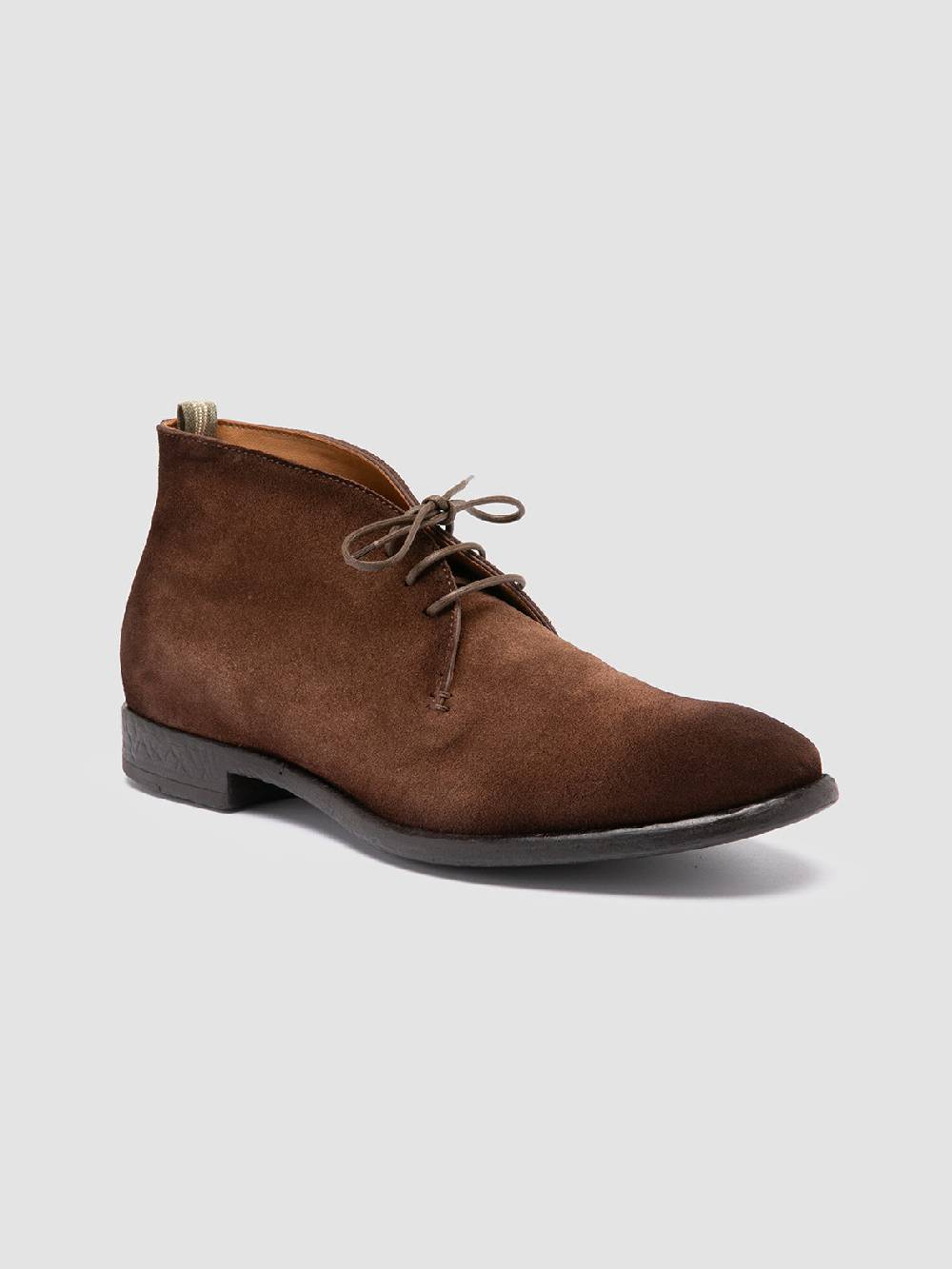 Officine Creative CETON 685 Stivali Chukka in Camoscio Marrone Nuova