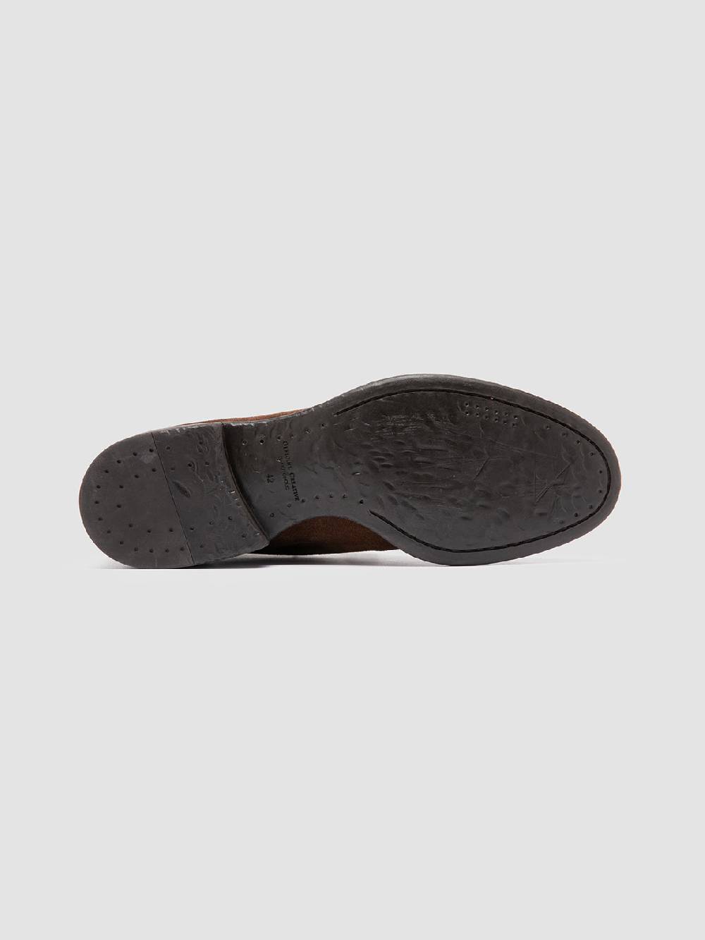 Officine Creative CETON 685 Stivali Chukka in Camoscio Marrone Nuova