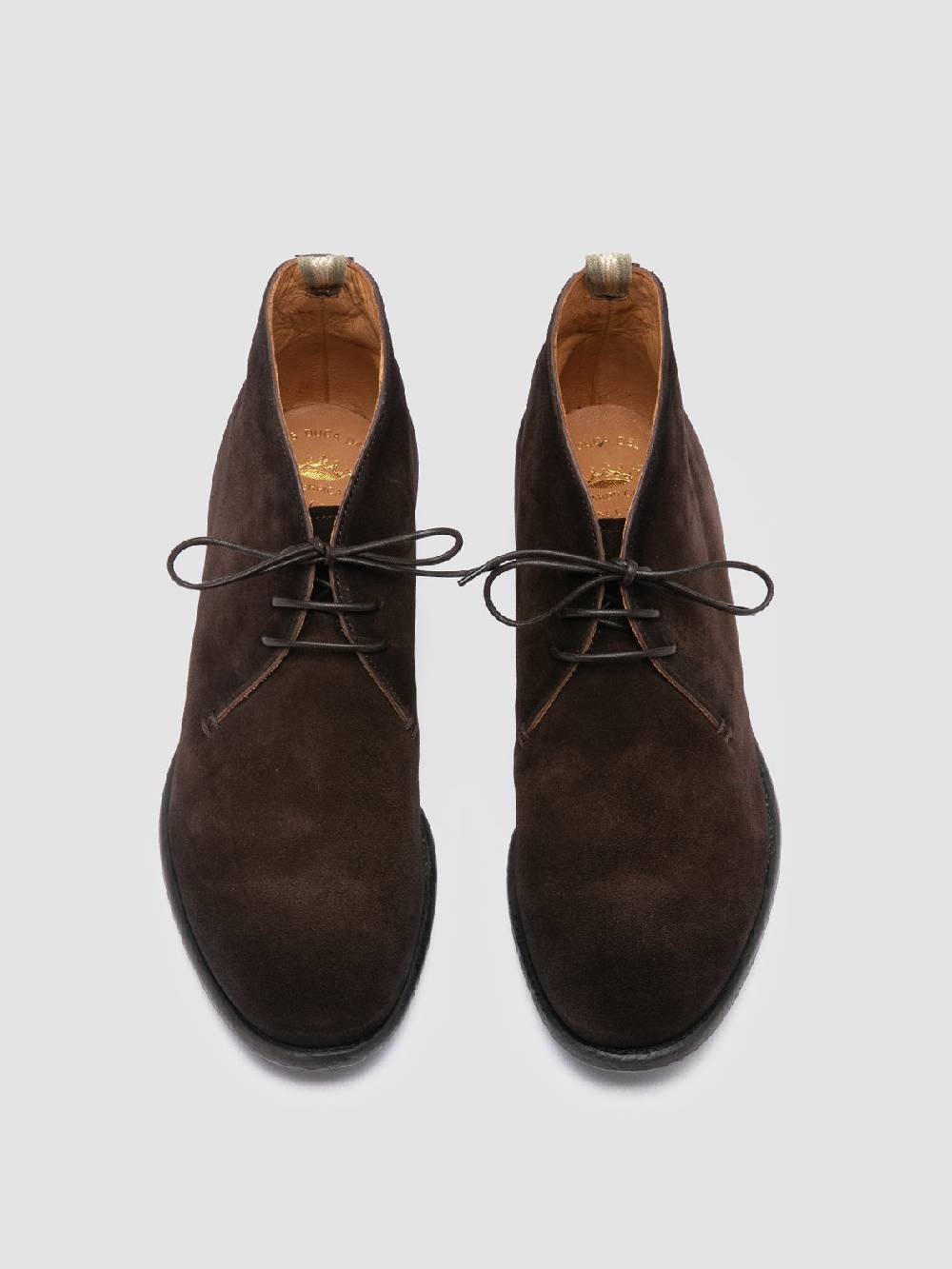 Officine Creative CETON 685 Stivali Chukka in Camoscio Marrone Solo un giorno rimasto