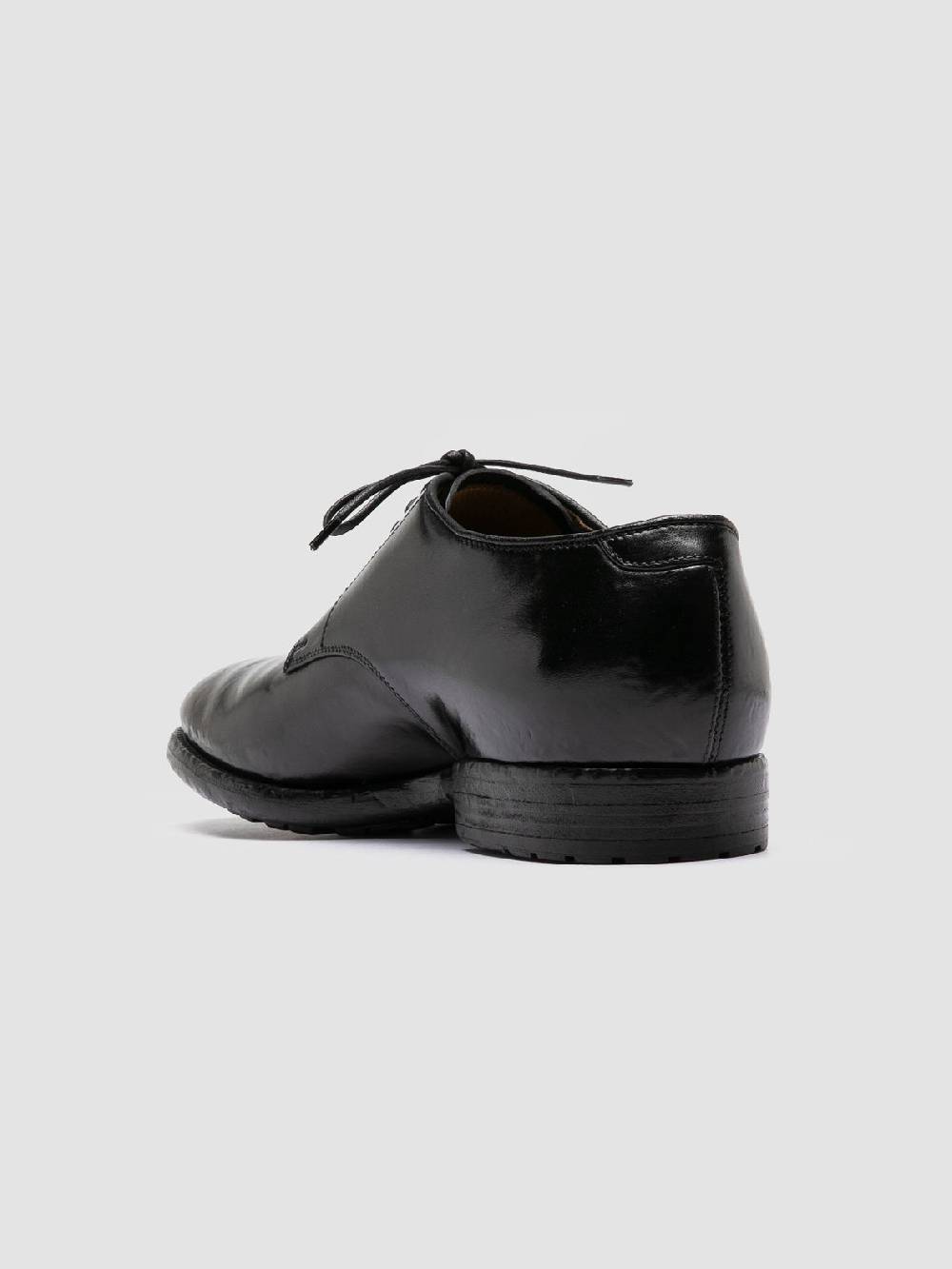 Officine Creative PRINCE 606 Derby in Pelle Nera 2025