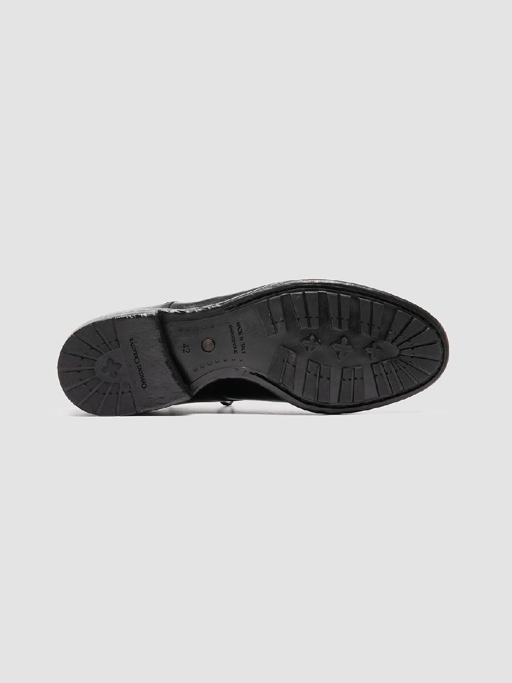 Officine Creative PRINCE 606 Derby in Pelle Nera 2025