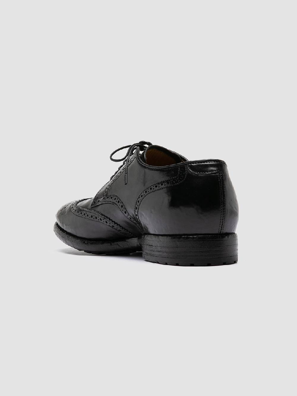 Officine Creative TEMPLE 609 Derby in Pelle Nera Italia