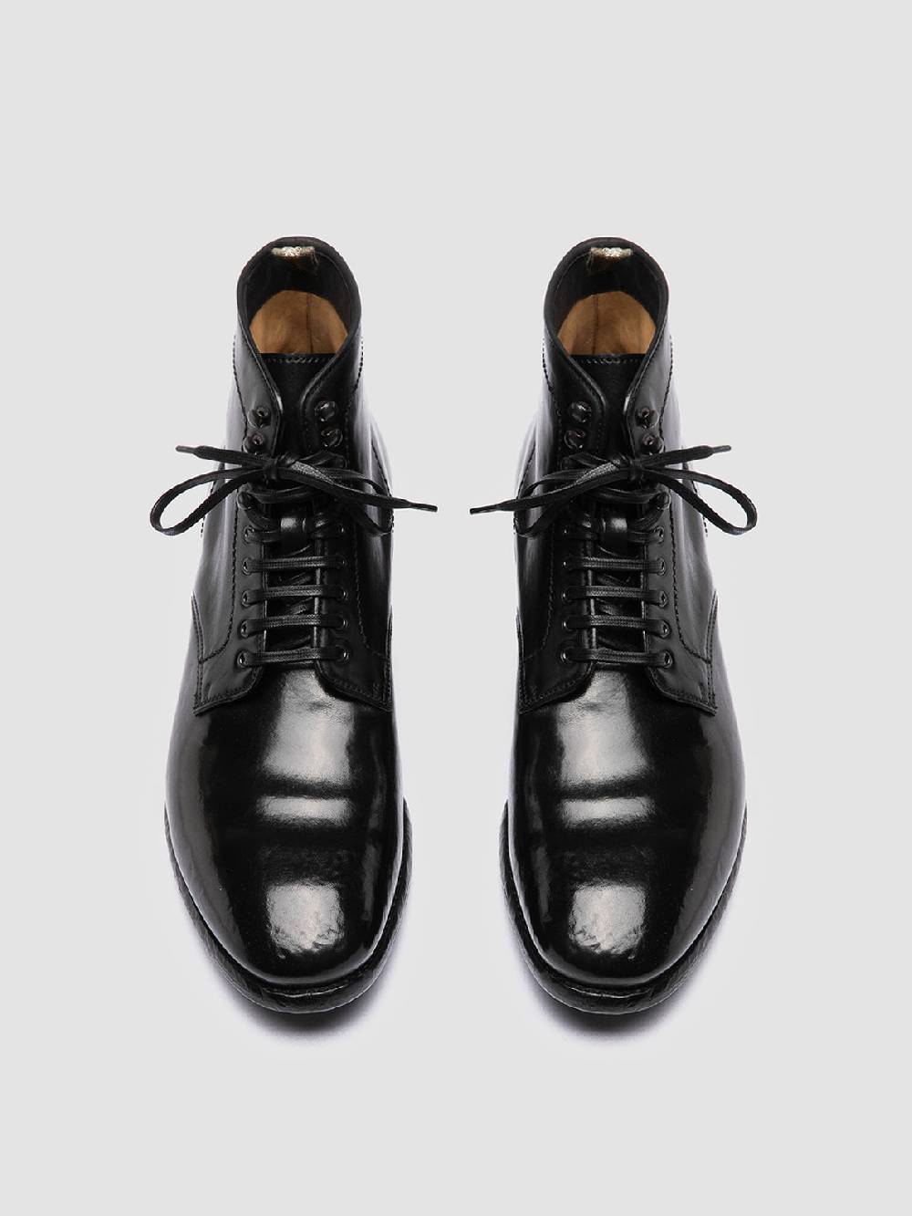Officine Creative PRINCE 610 Stivaletti in Pelle Nera 2025